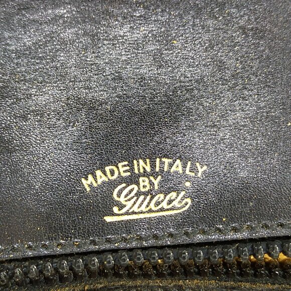 Gucci 1955 Horse-bit Black Micro Guccissima Leather Shoulder Crossbody Bag - Picture 2 of 7